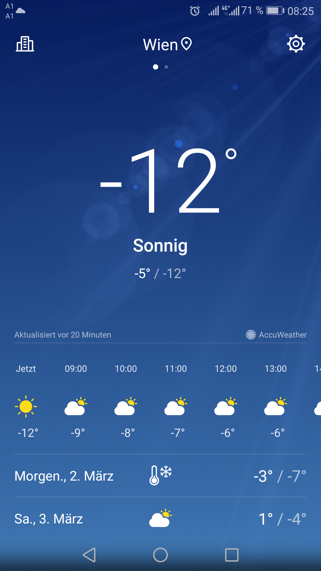 Screenshot Wetter